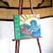 Art Alternatives Stained Wood Display Easel